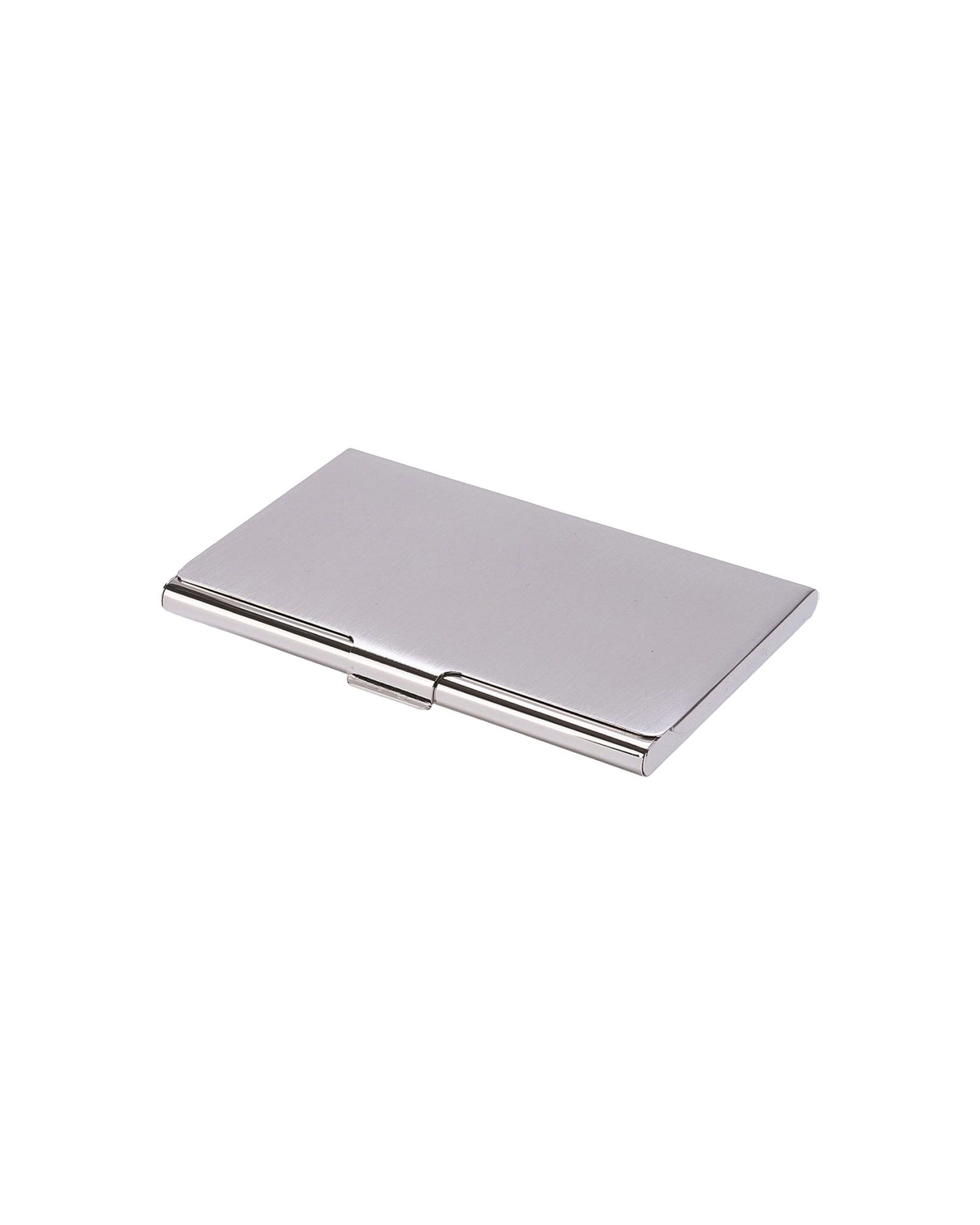 Satin Card Holder Silver